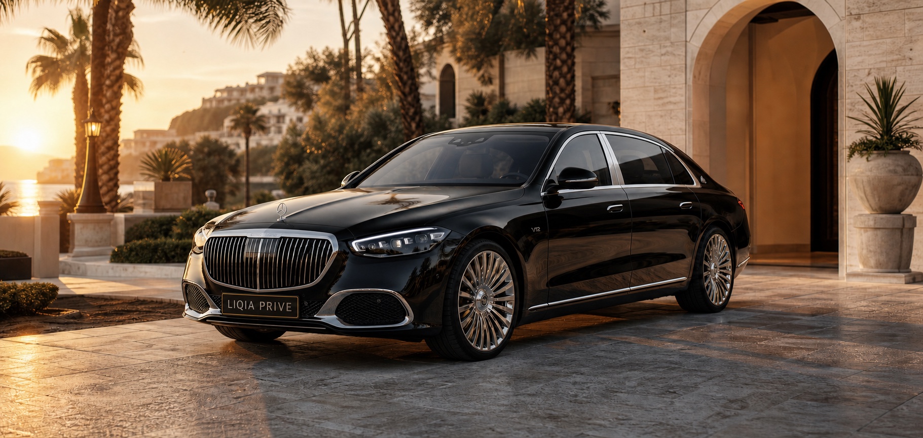 LIQIA PRIVE plakalı Mercedes-Maybach S-Class